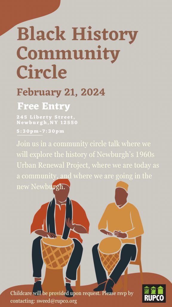 Black History Community Circle in Newburgh NY
