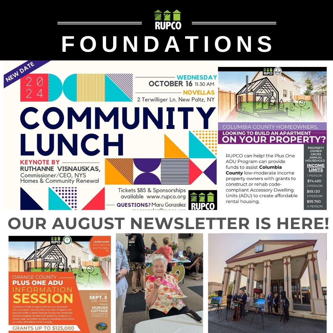 collage of images used in RUPCO August Newsletter